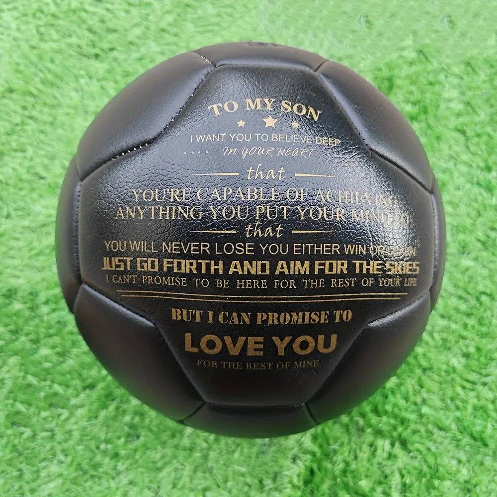 Soccer Ball with Text, Includes Pump, Perfect Gift for Birthday, Christmas, Graduation, Thanksgiving, New Year, Soccer Equipment, Soccer Gear