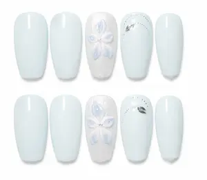 Something Blue Premium Salon Quality, Handcrafted Press On Nail Set