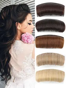 Invisible Fluffy Hair Pad, Modeled After The Streamline Design Hair Pad , Synthetic Hair Extension Updo for Women Girls