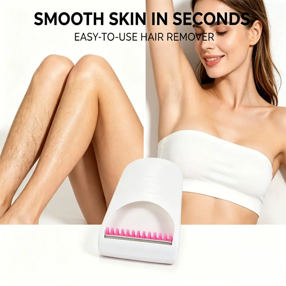 Unisex Gentle Hair Removal Razor, Safe & Scratch-Free, Sharp Precision Blades, Ergonomic Handle, for Legs, Arms, Underarms, Face, Travel Essential