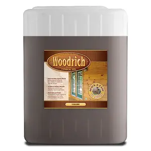 Woodrich Brand Deck Fence and Siding Stain for up to 750 Square Feet Patio Outdoor