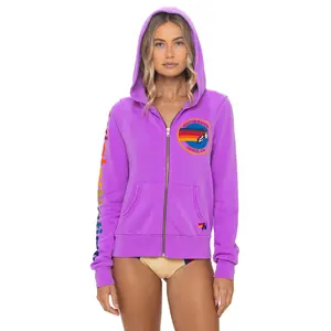 AVIATOR NATION HOODIE - NEON PURPLE