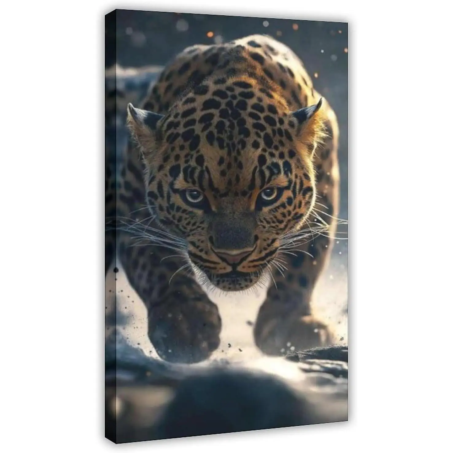 Vintage Cheetah Print Animal Art Poster Canvas Poster Bedroom Decor Landscape Office Room Decor Gift
