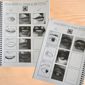 This is Not a Sketchbook Drawing Book, Coloring Book, Coloring Page Loose-leaf Paper Coil Book Spot Diary Notebook Graffiti Handbook Coloring