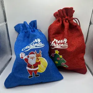 Christmas Ducks - Santa Sack with 12 Different Possible Style Holiday Ducks Decor (Packs of 6 in each bag) Plastic Rubber