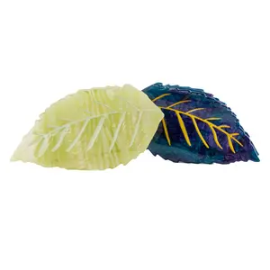 URRYKID 2Pcs Leaf Hair Claw Clip Original Acetate Perilla Hair Clips