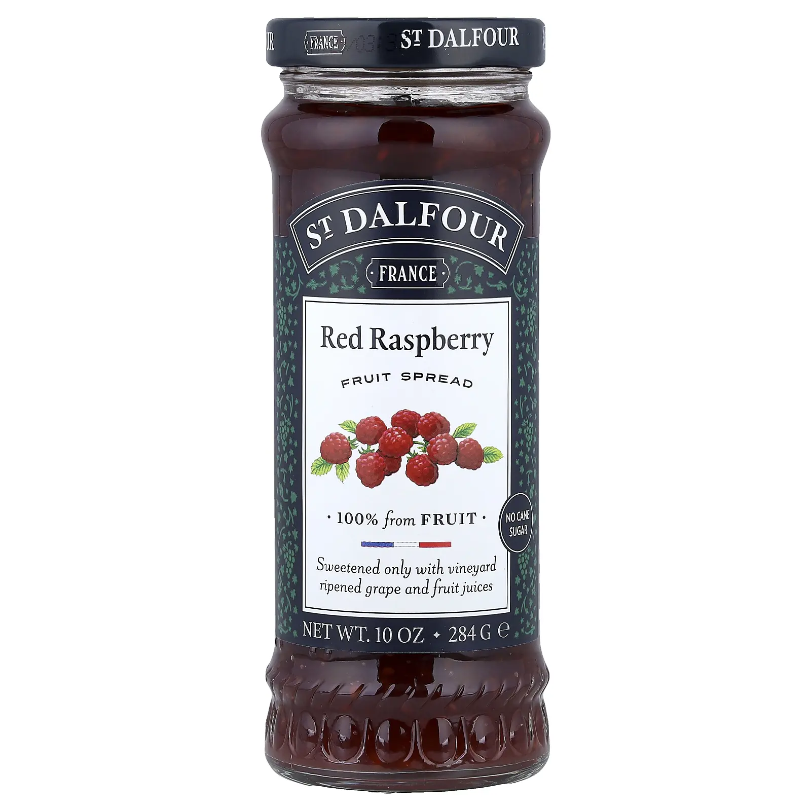St. Dalfour Fruit Spread, Red Raspberry, 10 oz (284 g)