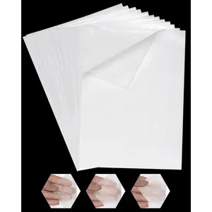 Light Weight Fusible Bonding Web 20 Sheets 8" x 12" Fusible Webbing for Fabric Applique DIY Crafts Supplies