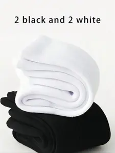 Women's Socks, Long Cuff Sports Crew Socks, Unisex Breathable Tennis Socks, Fashion Comfortable Basketball Socks