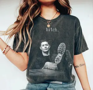 Vintage Dean Winchester Supernatural T-Shirt, Comfort Colors Style, 90s Retro Graphic Tee, Unisex Funny TV Show Shirt