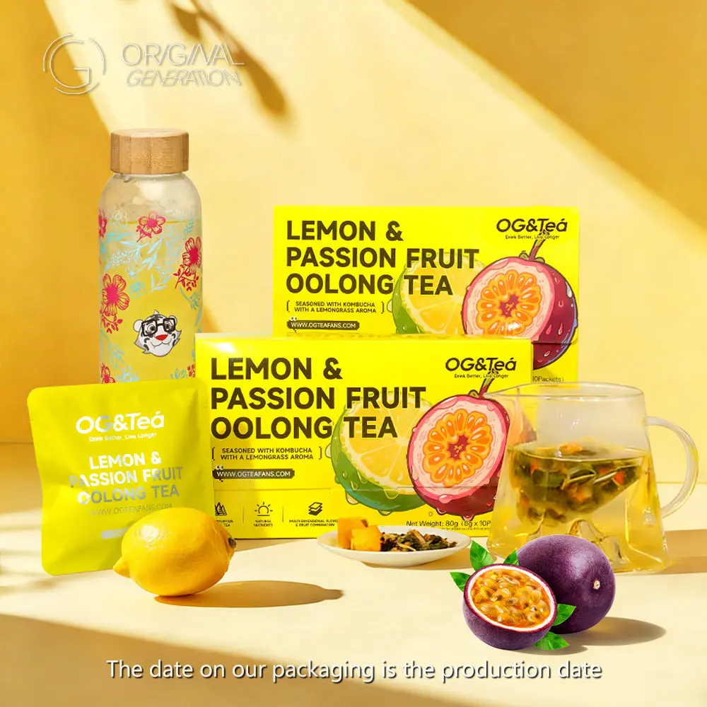 OG Summer Limited Edition |  Lemon Passion Fruit Oolong Tea · with Apple Mango Kumquat Lemongrass
