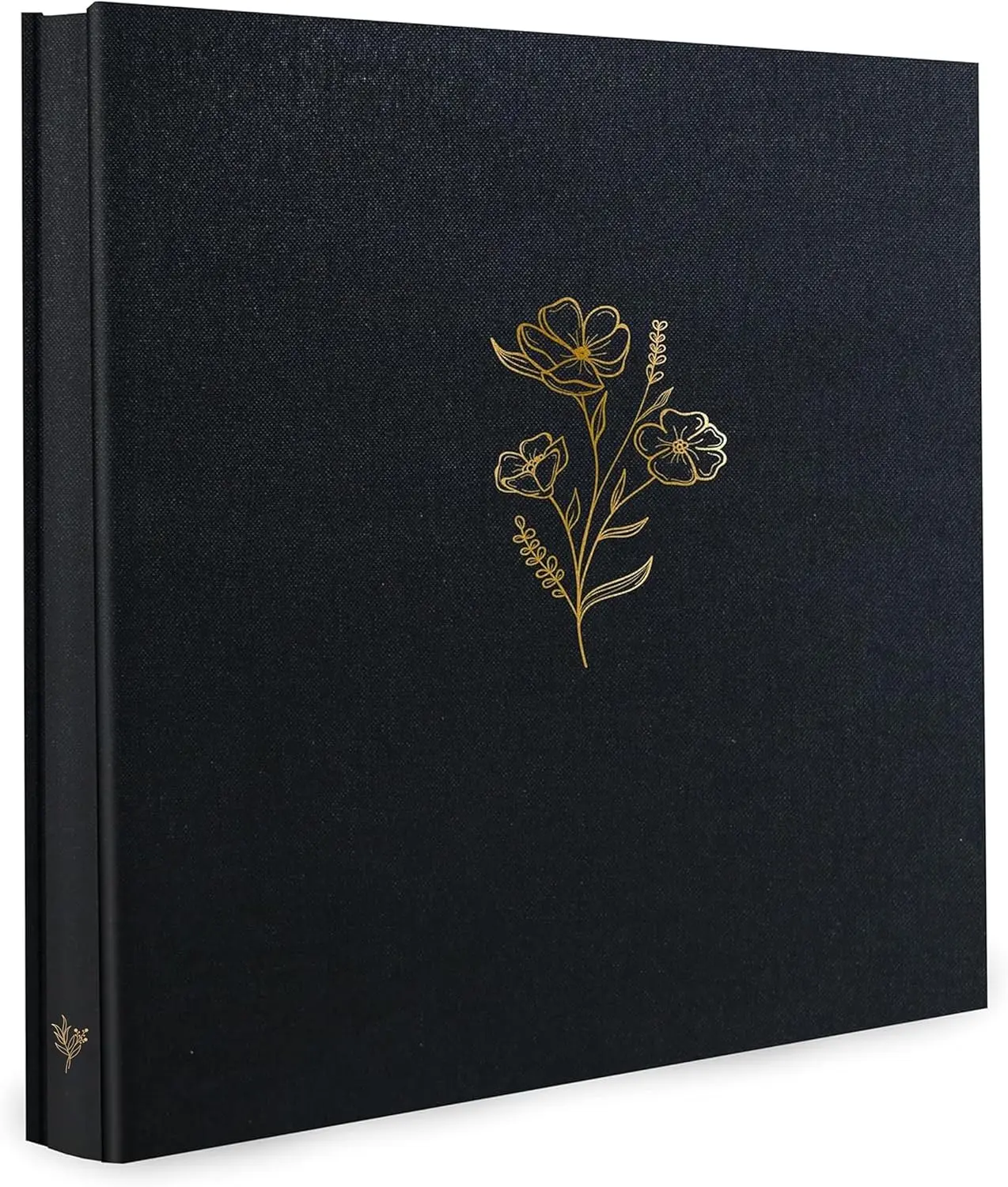 Photo Album 4x6 500 Photos 5 Pictures Per Page, 500 Pockets 4x6 Picture Album, Linen Fabric Cover Big Picture Book for Photos, 4x6 Photo Albums for Family Weddings Travel Memories(Black)