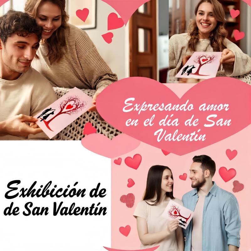 3D Pop Up Anniversary Card with Heart Tree – Romantic Valentine's Day & Wedding Card for Wife, Husband, Couples | Perfect 6x8 Inch Romantic Gift for Anniversaries, Birthdays