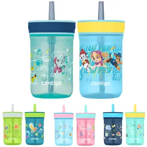 Contigo Kid's 14 oz. Leighton Spill-Proof Tumbler with Straw 2-Pack