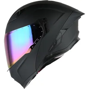 1Storm KT928 Modular Flip-Up Motorcycle Helmet – Dual Visor Sun Shield Full Face Helmet with One Extra Clear Shield