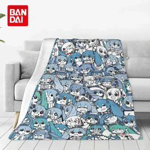 Hatsune Miku Weak Voice Throw Blanket on Bed Sofa Air Condition Sleeping Cover Bedding Throws Bedsheet For Kids