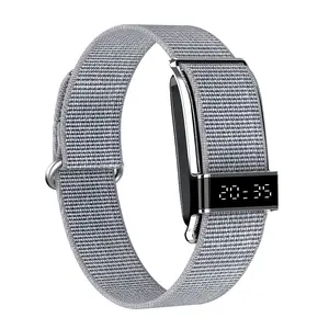 Nylon Breathable Strap Smart Band, HD Micro Screen, Step Counter, Calorie Tracker, Multiple Sports Modes, Vibration Alerts, Remote Camera Control, Smart Watch, Smart Bracelet, Smart Wristband