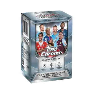 2025-26 Topps UEFA Club Competitions Chrome Soccer Blaster Box