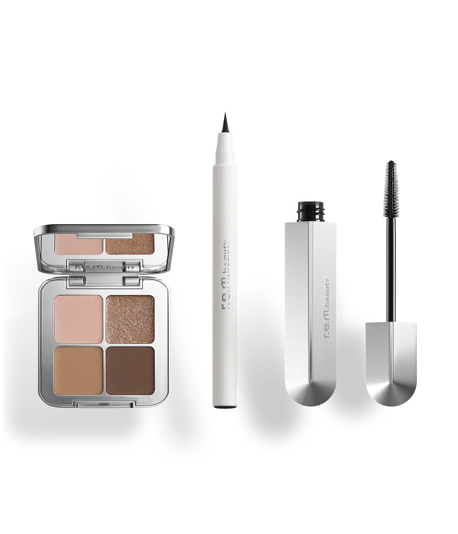 r.e.m. beauty by Ariana Grande ari's signature eye trio - sweet dreams eyeshadow quad, mascara and eyeliner marker, vegan makeup set r.e.m. beauty by Ariana Grande ari's signature eye trio - sweet dreams eyeshadow quad, mascara and eyeliner marker, vegan makeup set