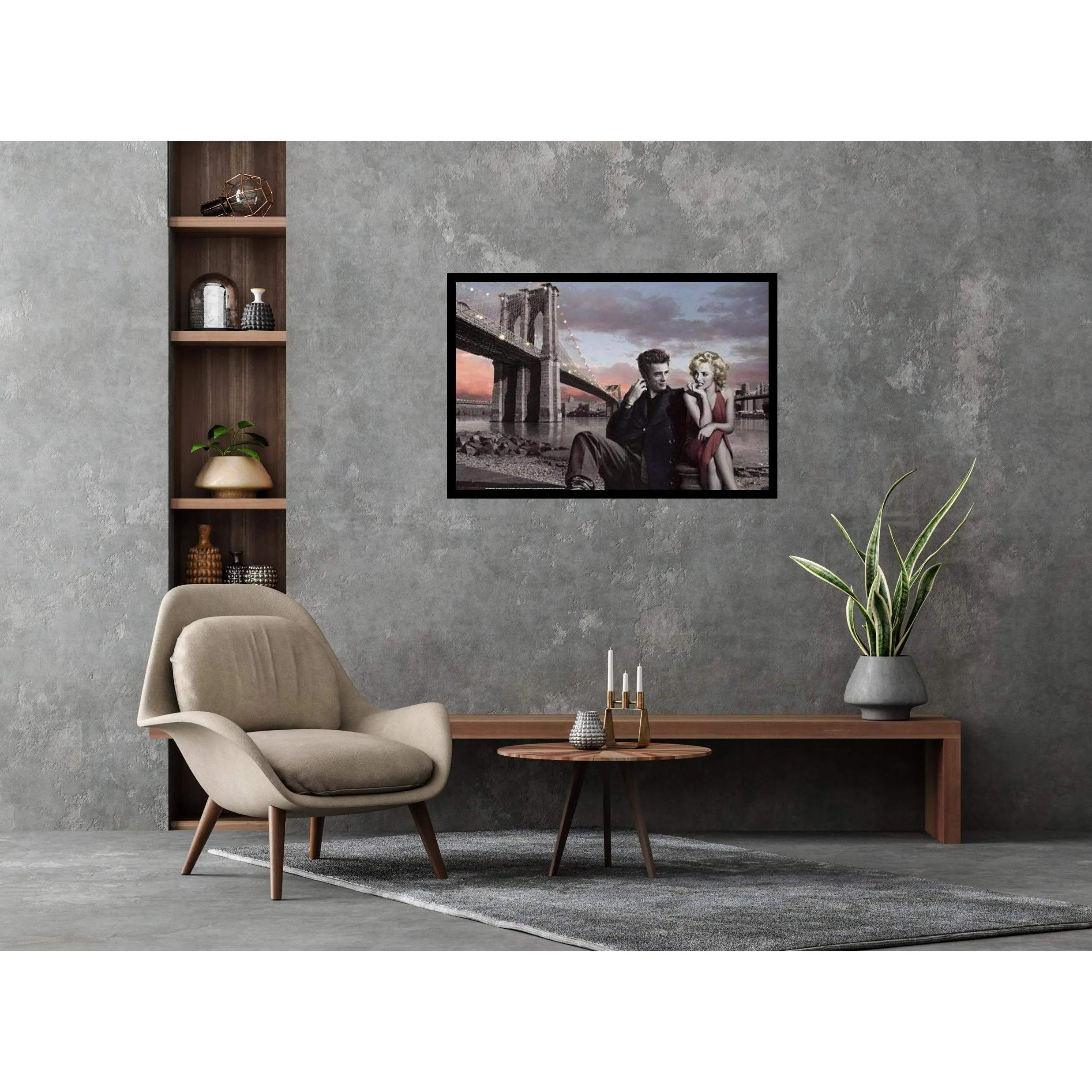Brooklyn Bridge Poster Decor Wall Lightweight Thin