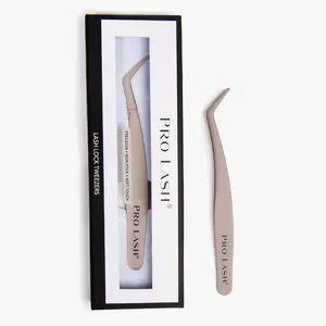 Pro Lash Lash Lock Tweezers for Precise Lash Application  - Flawless Makeup eye makeup