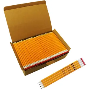 360 count Pre-sharpened Pencils with eraser top, No.2  Pencils Bulk #2 HB pencils Yellow HB Pencil for  Sketching Drawing  to School Teacher Supplies 360 counts per box