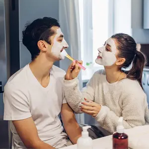 Silicone Facial Mask Brush, Professional Facial Skincare Tool, Daily Use Face Mask Applicator & Scraper for Women