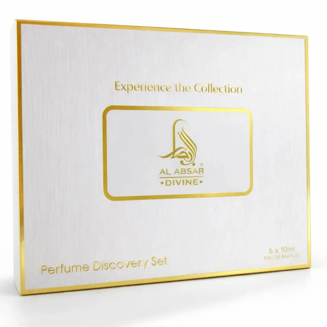 Al Absar Divine Series Fragrance Discovery Set(6 x 10ml) MUHIT+ HASSA+ MAGHRI+DAHAB+ SAHRA+ SAMAA