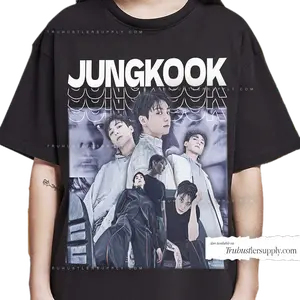 Jung......kook JK 3D Kpop Shirt, 3D concept photo shirt tshirt Tee,  Unisex Print Tshirt Menswear Top