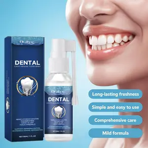Tooth spray, tooth protection and repair spray, nano-hydroxyapatite, teeth whitening solution, anti-cavity enamel protector, fluoride-free formula, suitable for sensitive teeth, for daily oral care