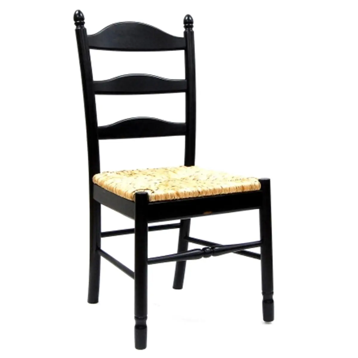 212 MAIN Carolina Ella RTA Outdoor Chair - Hand-Woven, Rush Seat, Slatted Back Outdoor Furniture for French Country Decor