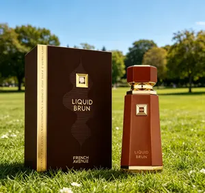 Fragrance World French Avenue Liquid Brun EDP For Men 100ml Classic European Style Masculine Fragrance Elegant Woody Long Lasting Daily Wear Perfume