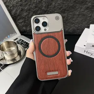 Wood Grain Phone Case for iPhone 16 Pro Max. Premium natural wood texture with a warm and luxurious finish. Stylish shockproof cover for iPhone 16 Plus 16 Pro. The ultimate aesthetic accessory for nature lovers.