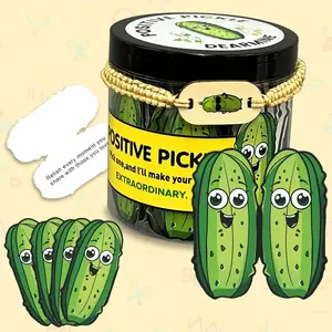 30 Positive Pickle Cards Jar, Teen Girl Gift, Affirmation Cards, Gifts for Teenagers, Christmas Gifts for Women, Inspirational Gift for Women, Gift Pack