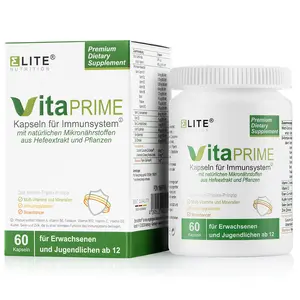 Elite Nutrition Multivitamin and Mineral Supplement for Woman and Man Healthcare , with Iron, Vitamin A, Zinc, Vitamin D, Vitamin C, Vitamin K12 and B-Complex, Edible Multivitamin Optimum for Daily Nutritional Support, 60cps, Dietary Health.