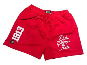 Delta Sigma Theta 'Masterpiece' Embroidered Shorts