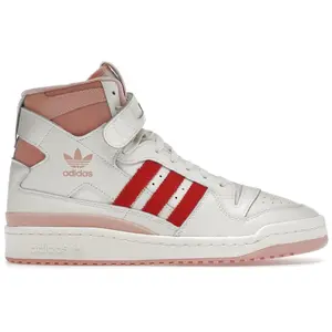 adidas Men's Forum 84 Hi Off White Pink Red, from StockX