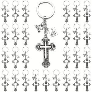 20 Cross Keychains - Ideal Easter Gifts, Symbolic & Meaningful