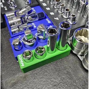 Magnetic 10Mm Socket Organizer – Fits Icon 72753 | 4Pc Holder | 3D Printed Socket Storage | Toolbox Organizer