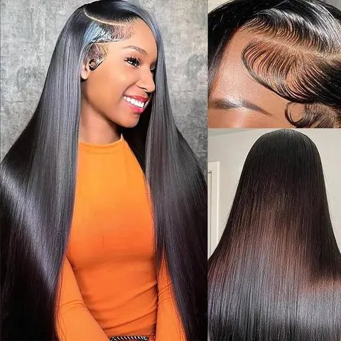 [NEW]  YAWAWE 13x6 Lace Frontal wig Reddish Brown Wear go Glueless Wigs Effortless Install Ear to Ear Bone Straight  Human Hair Lace Front Wig Colored Transparent Lace Frontal Wig For Women