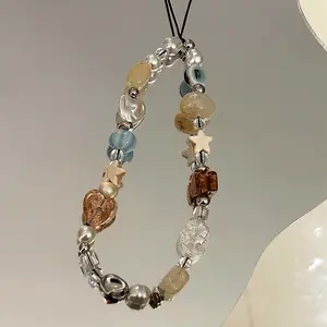 Handcrafted Glass Bead - Chic Phone Lanyard - PVC Anti-Lost Camera Strap Accessory