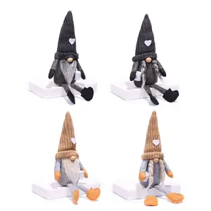 Faceless doll coffee Christmas gnome Rudolph decorative ornament plush European style