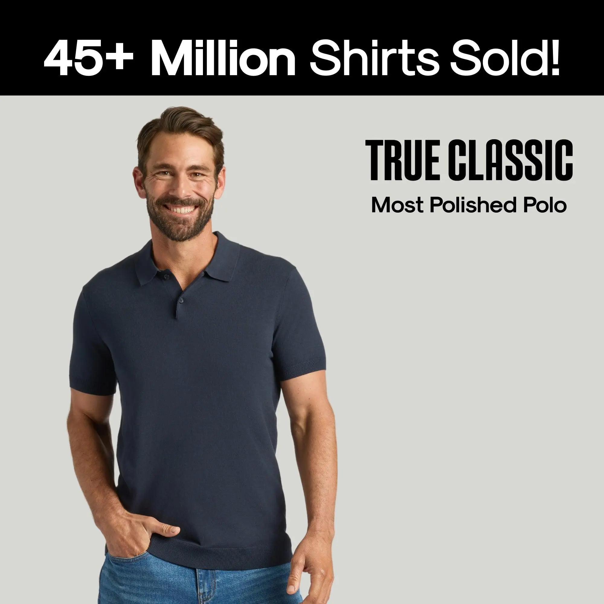 True Classic Men’s Sweater Polo – Dressy Short Sleeve Knit Polo with Stretch, Moisture-Wicking & UPF 30 True Classic Men’s Sweater Polo – Dressy Short Sleeve Knit Polo with Stretch, Moisture-Wicking & UPF 30