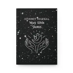 Taurus Journey Journal, Astrological Gift, Zodiac Journal, Starry Notebook, Astrology Diary, Taurus Birthday Gift, Celestial Writing Book