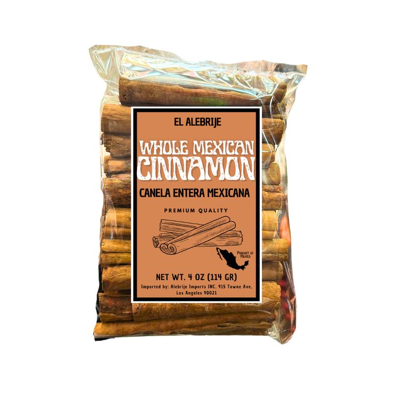 El Alebrije - Authentic Mexican Cinnamon Sticks 4 Oz (114 Gr) - Canela Entera Oaxaqueña Calidad Premium - Premium Quality | Imported from Mexico