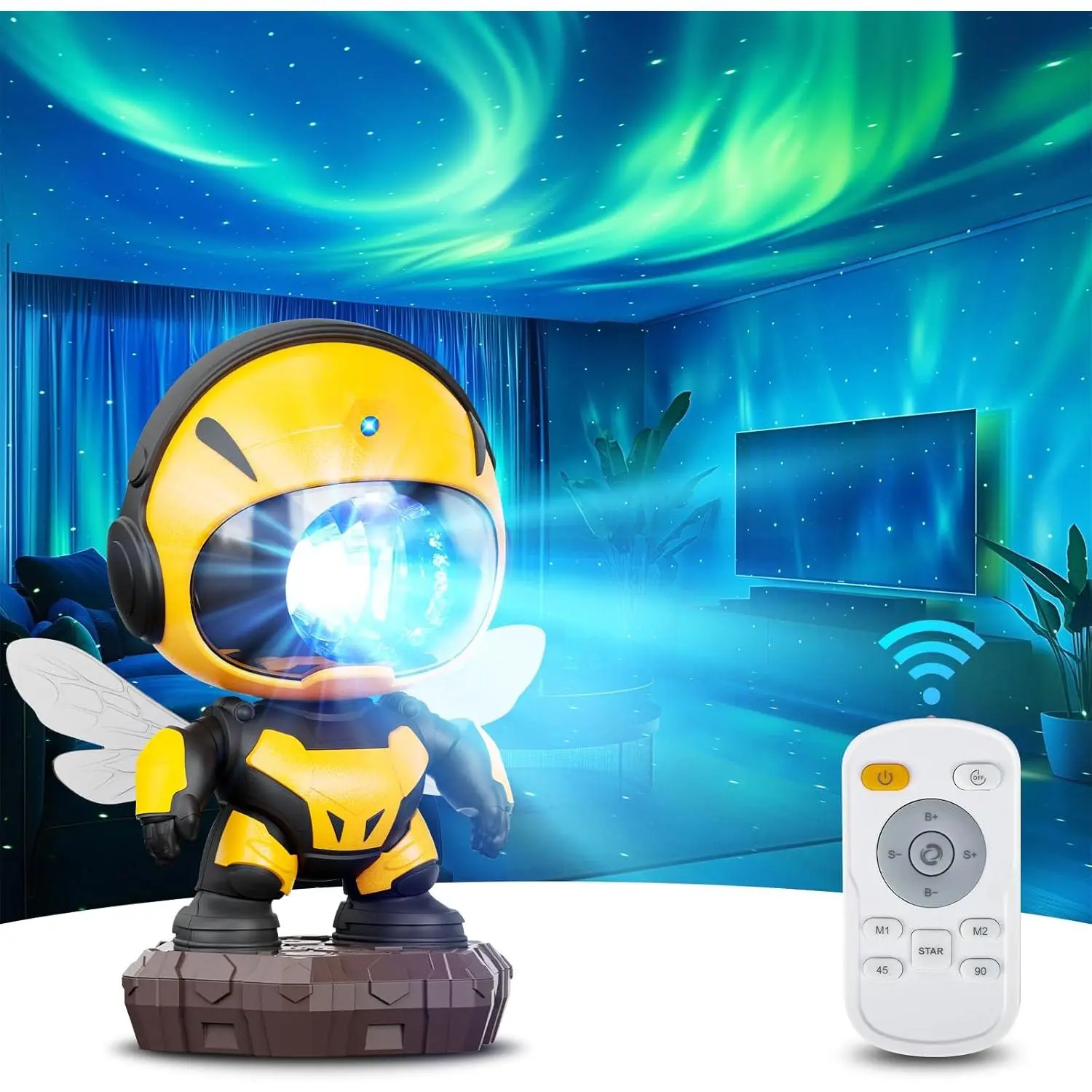Star Projector, Northern Lights Galaxy Projector for Bedroom,  Night Light Aurora Projector for Ceiling with 8 Modes Timer and Remote for Room Decor, Birthday   for