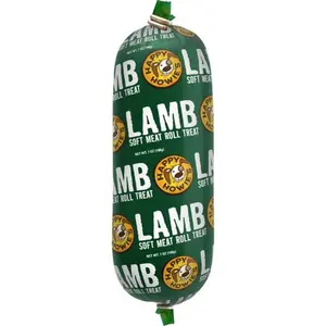 212 MAIN Easy-Cutting Slow-Cooked Lamb Meat Dog Treat, 7 oz Lamb Roll, Dog Training Aid & Behavior Support