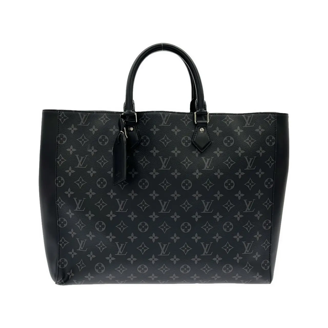Pre-owned Louis Vuitton Canvas Tote Bags Monogram Eclipse Tote Bag