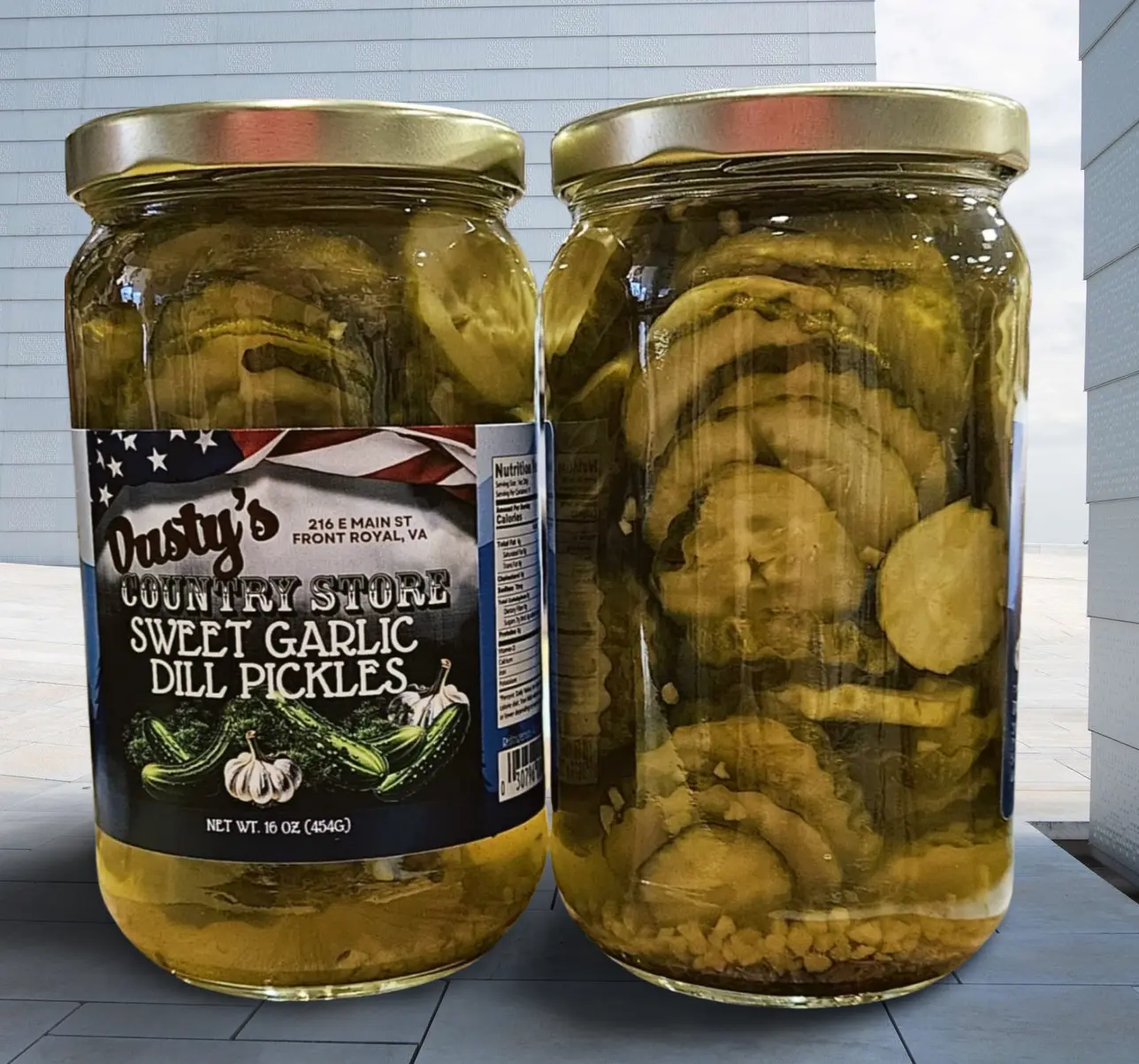 Sweet Garlic Dill Pickles - 16 OZ