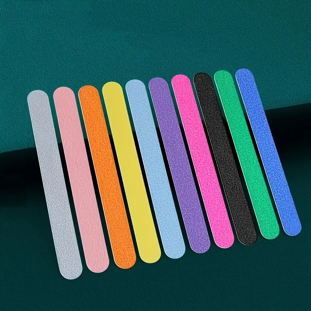 Nail File, Emery Boards for Nails 180/240 Grit Nail Files for Natural Nails Wood Double Sided Emory Fingernail Files Professional Reusable Manicure Pedicure limas para uñas Acrylic Smooth foot callus remover Polish Salon foot callus remover nail drill